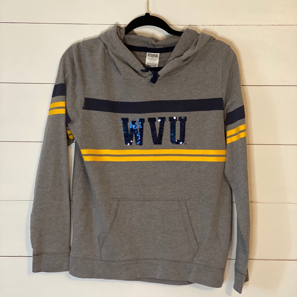 VS Pink WVU Hoodie